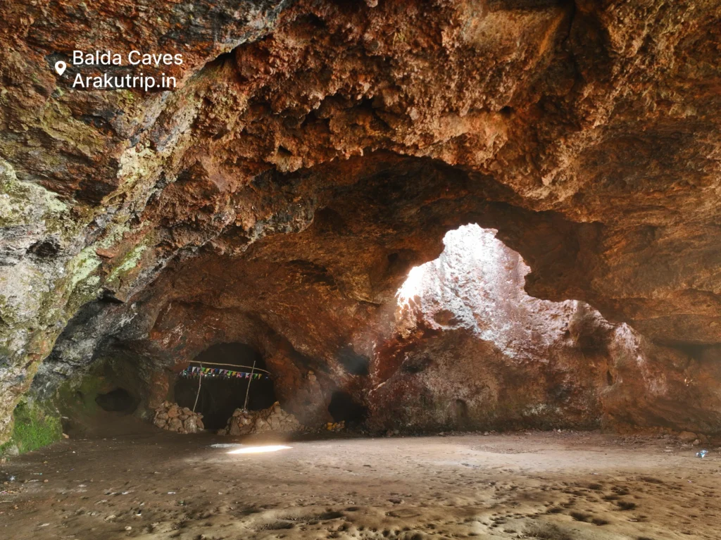 Balda Caves natural rock caves near Araku Valley