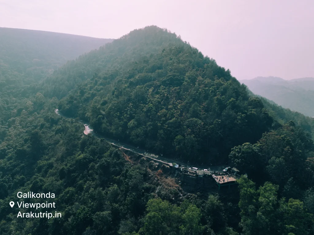 Galikonda Viewpoint scenic hills view Araku Valley