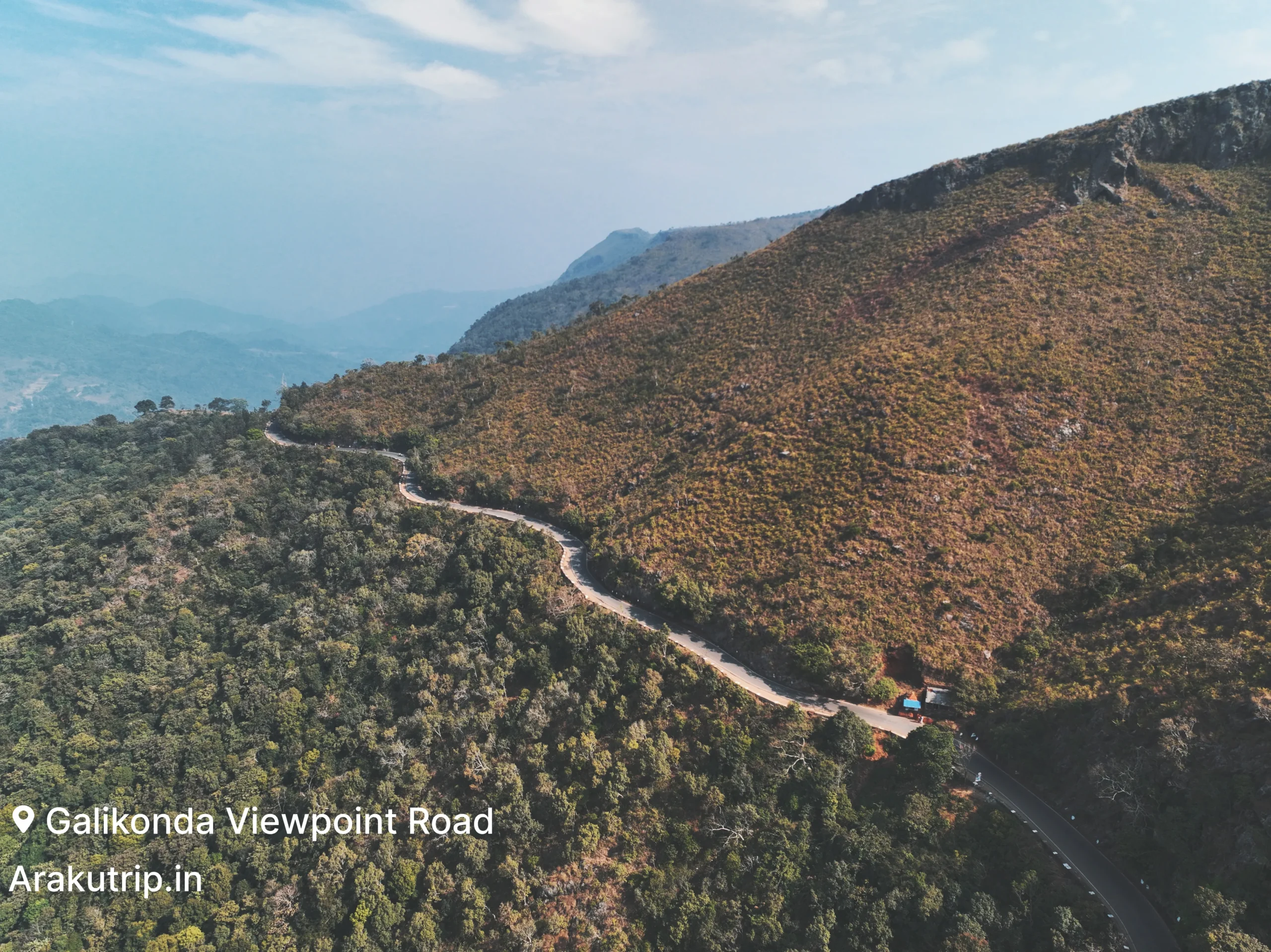 Galikonda Viewpoint scenic hills view Araku Valley