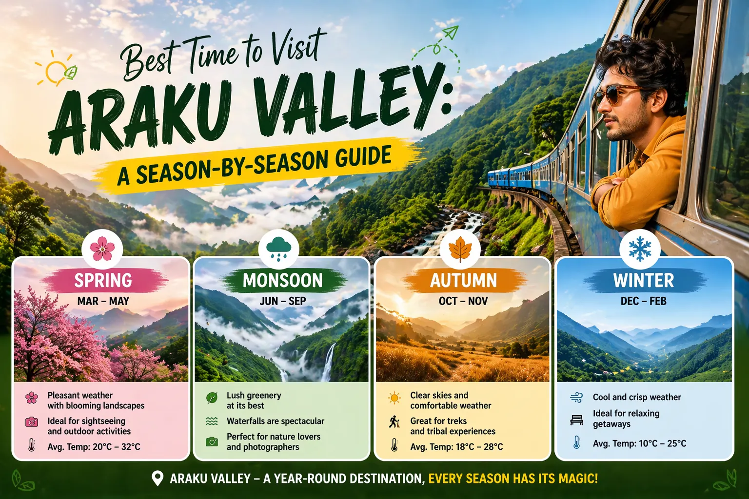Best Time to Visit Araku Valley: A Season-by-Season Guide