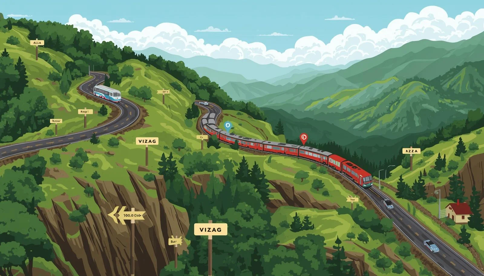 How to Reach Araku Valley from Vizag: Road, Rail, or Bus?