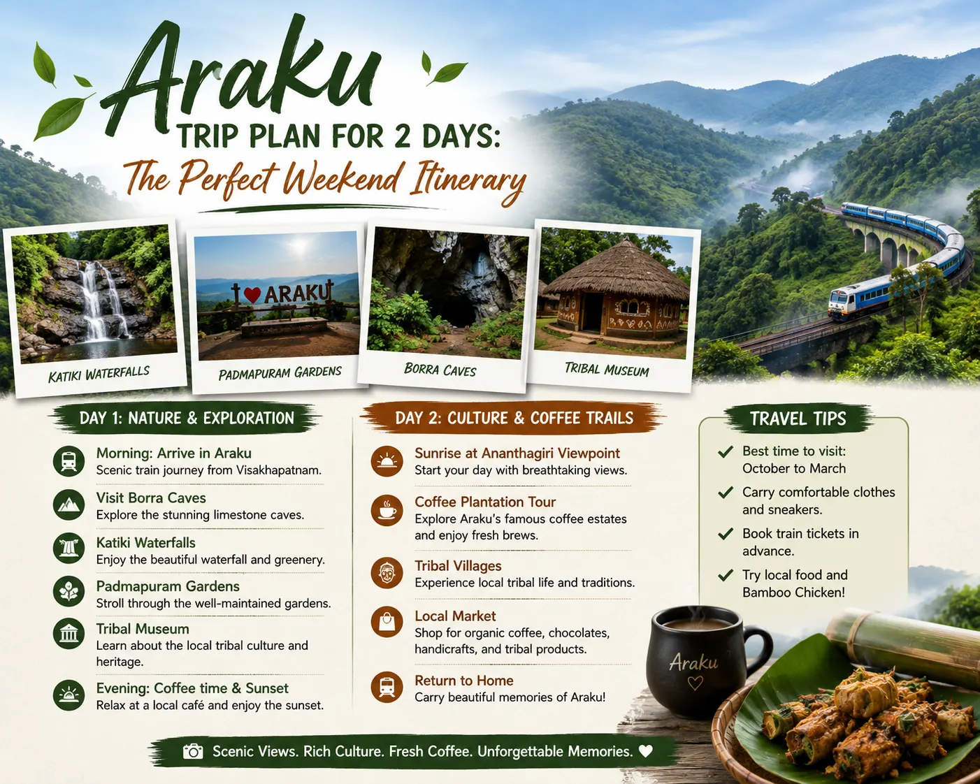 Araku Trip Plan for 2 Days: The Perfect Weekend Itinerary