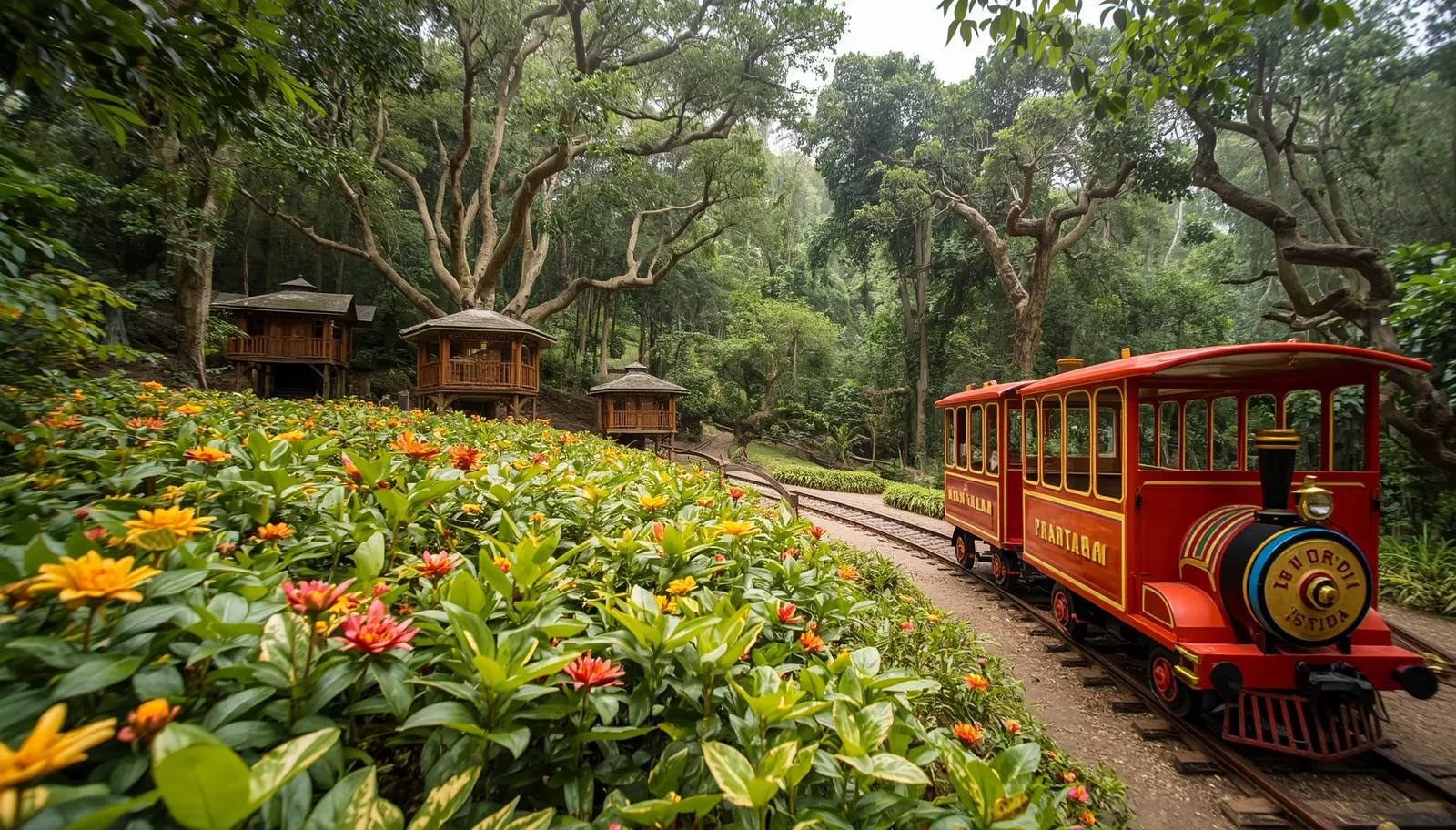 Padmapuram Botanical Garden: Tree Houses and Toy Trains