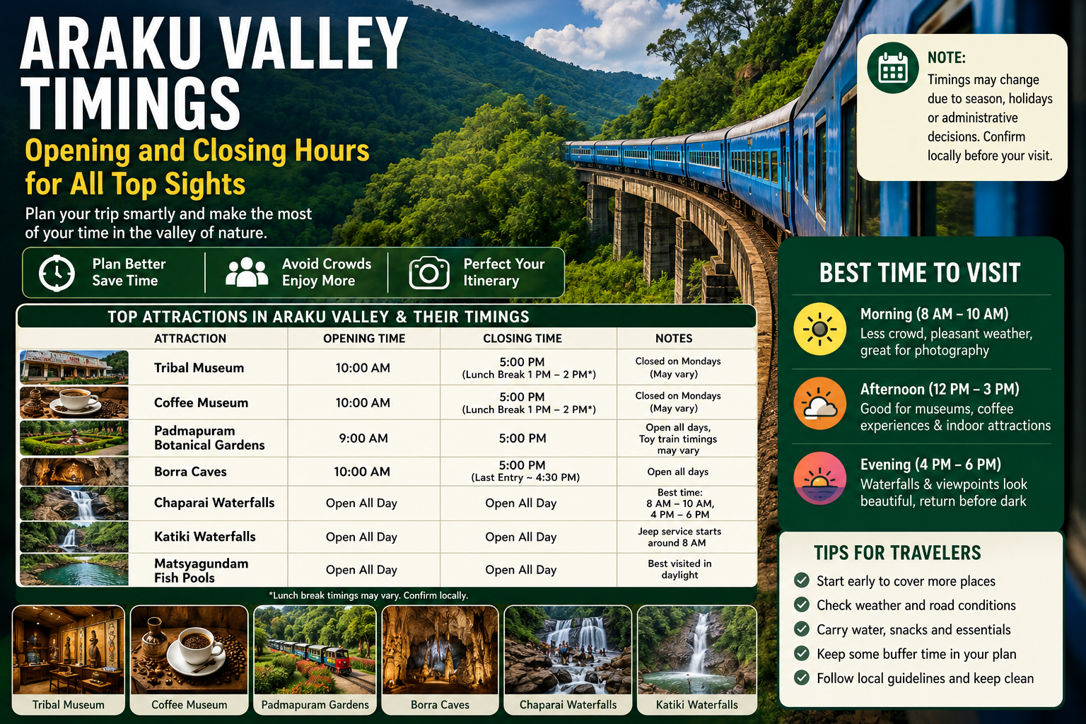 Araku Valley Timings