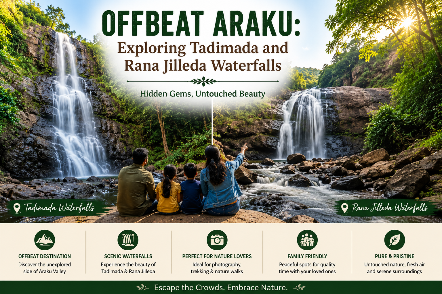 offbeat Araku waterfalls