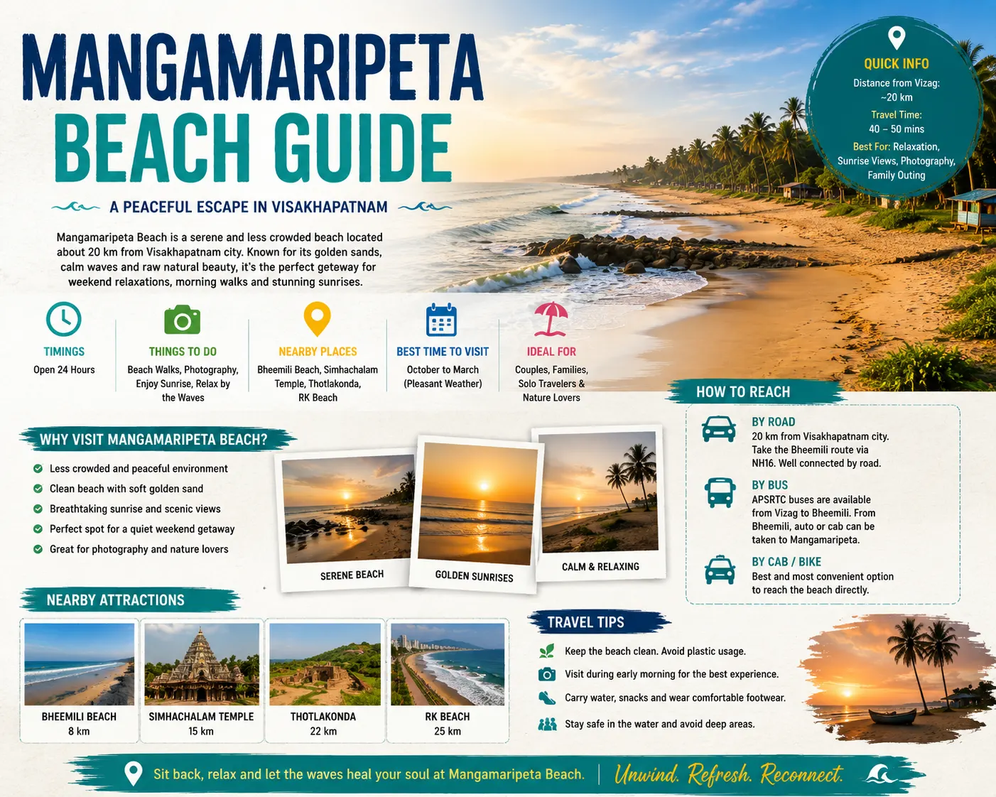 Mangamaripeta Beach Guide | Hidden Beach Near Vizag | ArakuTrip